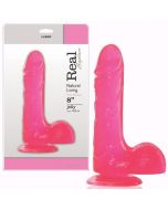 Dildo Real Rapture Fire Passion 8'' Rosa