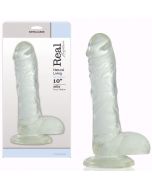 Dildo Real Rapture Sky Emotion 10'' Transparente