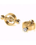Pinças Magnéticas P/ Mamilos Fetish Fantasy Gold Magnetic Clamps