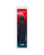 Vibrador Doc Johnson Quivering Cock 10" Preto Embalagem