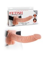 Strap On Fetish Fantasy Oco C/ Testículos 9" Branco Caixa