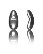 Vibrador Lelo® Yva Prata Lateral e Frente
