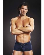 Boxer Lace Up Trunk Azul