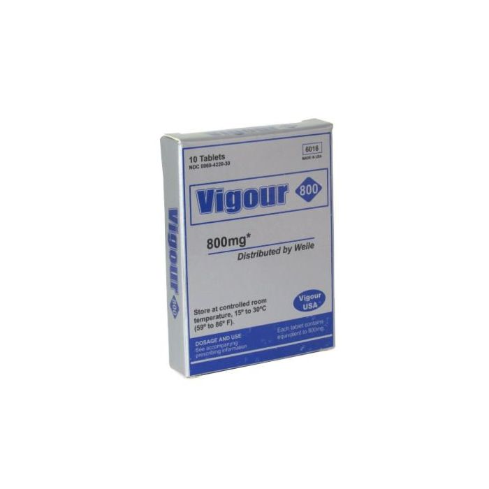 Potenciador Vigour 800 mg Azul (10 Un)