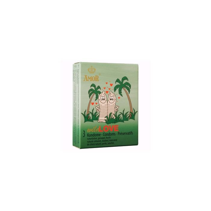Preservativos Amor Wild Love Pérolas (3 Un)