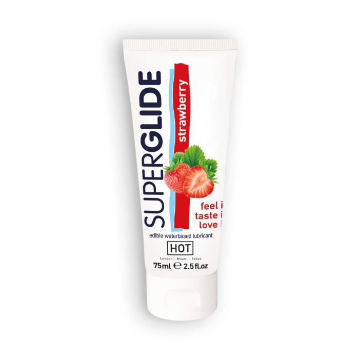 Gel Lubrificante Superglide Morango (75 ml)