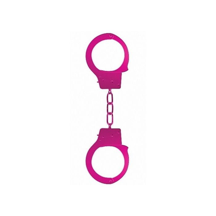 Algemas em Metal Beginner's Hancuffs Rosa