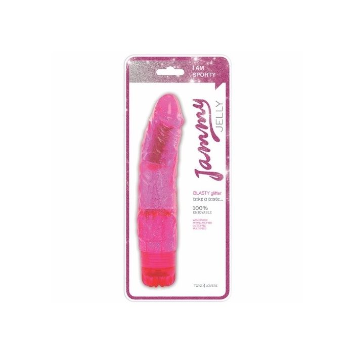 Vibrador Jammy Jelly Blasty Glitter Embalagem