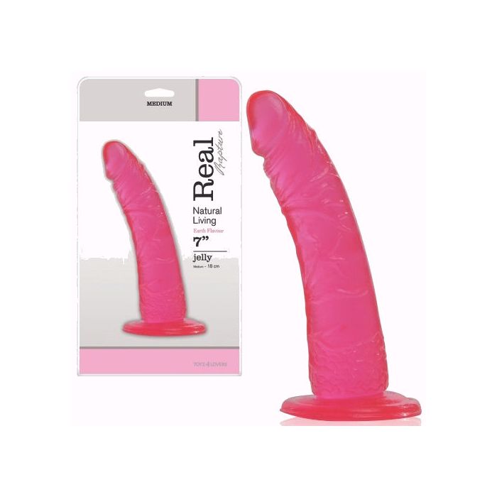 Dildo Real Rapture Earth Flavour 7'' Rosa
