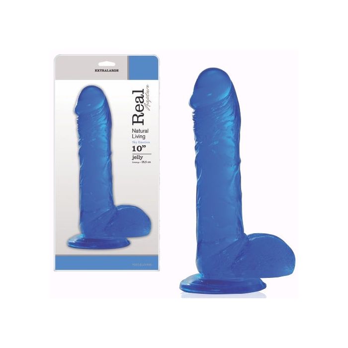 Dildo Real Rapture Sky Emotion 10'' Azul