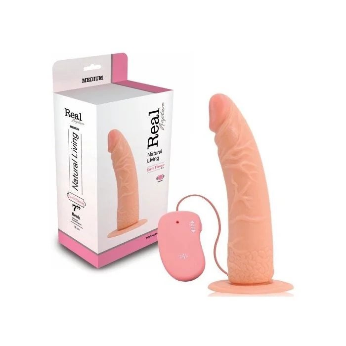 Vibrador Real Rapture Earth Flavour 7'' Branco