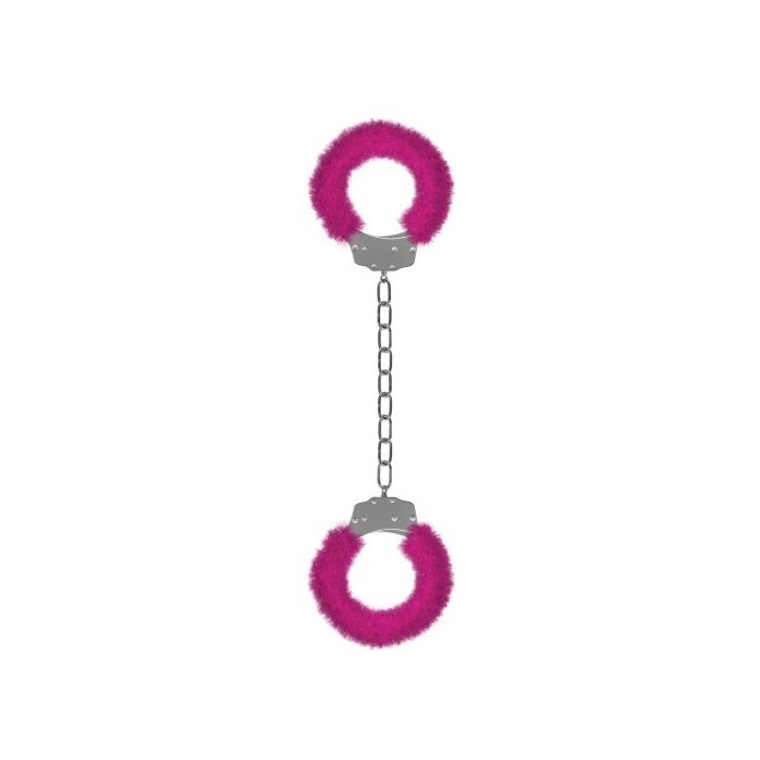Algemas C/ Peluche P/ Tornozelos Ouch! Beginner's Legcuffs Rosa