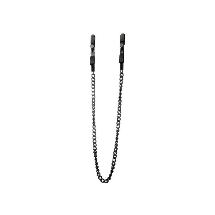 Pinças P/ Mamilos Ouch! Adjustable Nipple Clamps Pretas