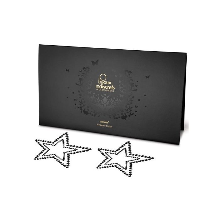 Cobertura Mamilos Mimi Star Bijoux Indiscrets Pretos Caixa