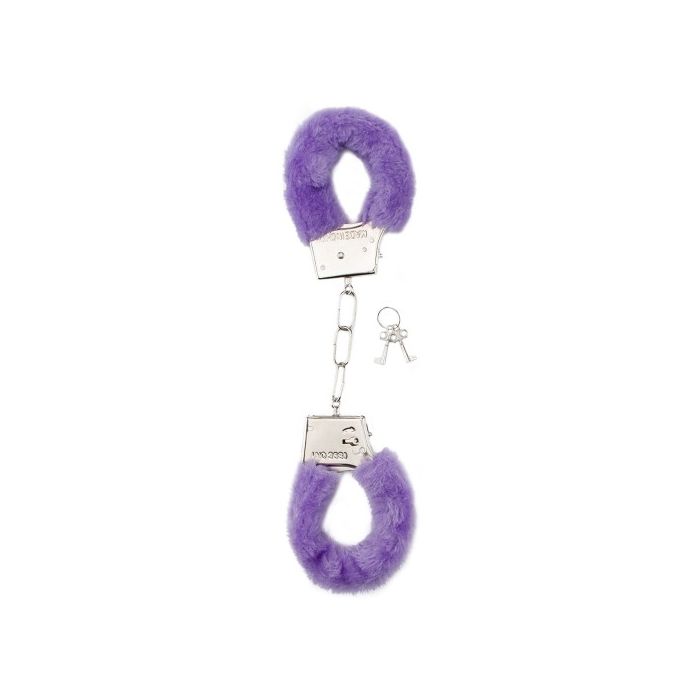 Algemas C/ Peluche Furry Handcuffs Azuis