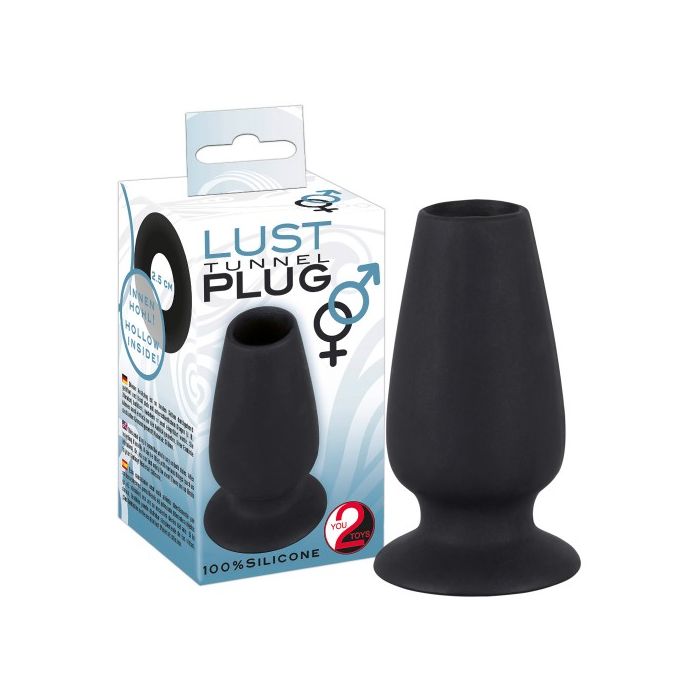 Plug Anal em Silicone Lust Tunnel