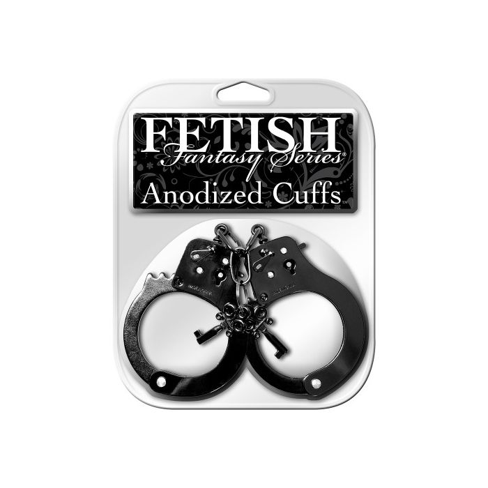 Algemas Fetish Fantasy Series Anodized Pretas Caixa