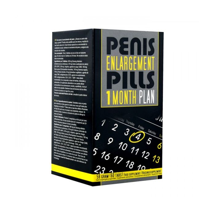 Comprimidos Aumento do Pénis Penis Enlargement Pills 1 Month Plan (60 Un)