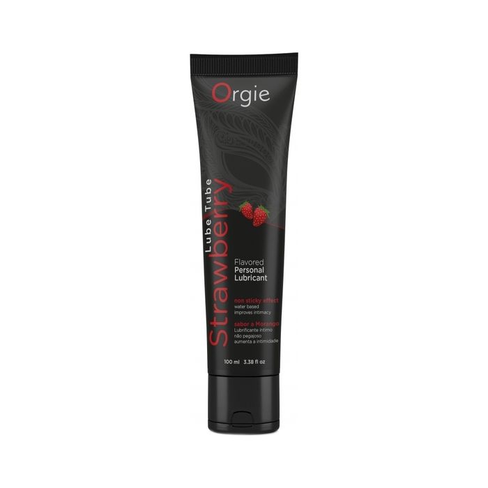 Lubrificante de Aquecimento à Base de Água Orgie Lube Tube Morango (100 ml)