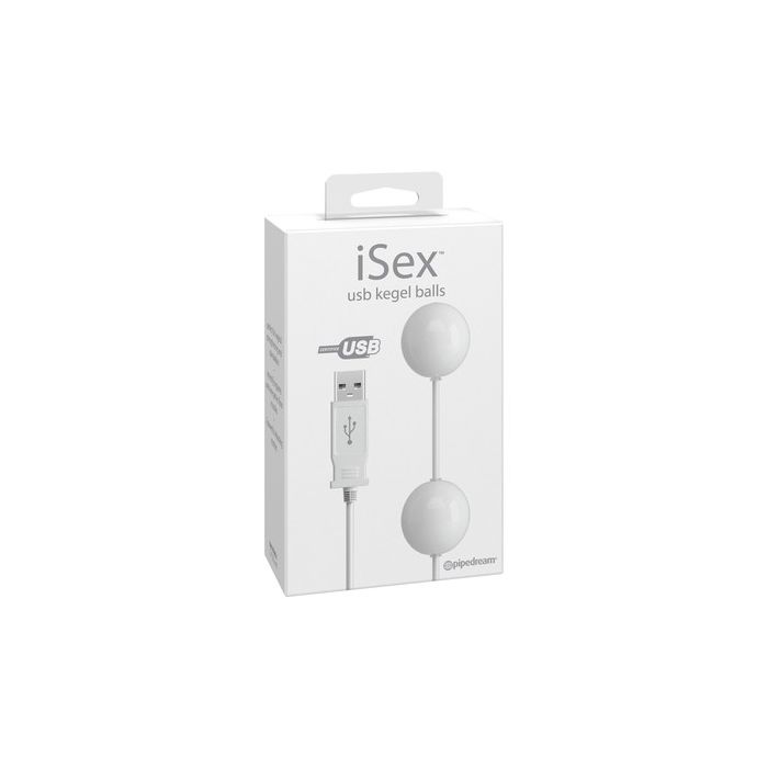 Bolas Vaginais Isex Usb Kegel Balls Brancas Caixa