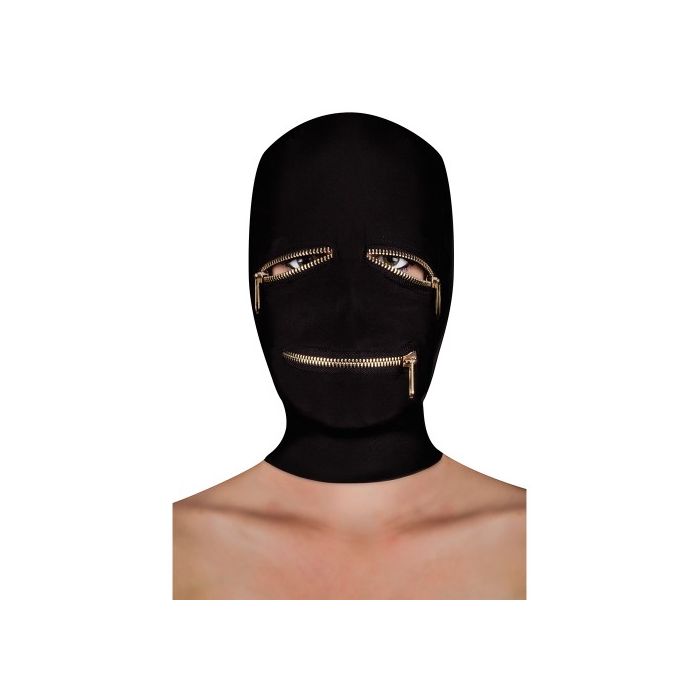 Máscara Extreme Zipper Mask Eye And Mouth Ouch! Preta