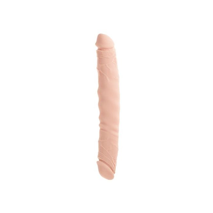 Dildo Duplo Realista Alive Twins Branco