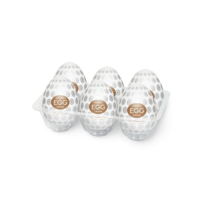 Kit Ovos Masturbadores Tenga Egg Crater (6 Un)
