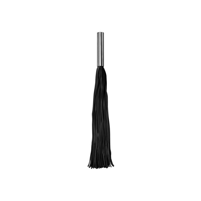 Chicote Ouch! Leather Whip Metal Preto
