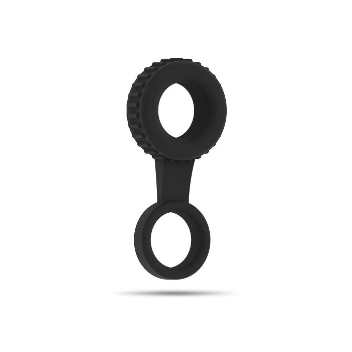 Anel P/ o Pénis e Testículos Sono Preto 2.8 cm Nº47