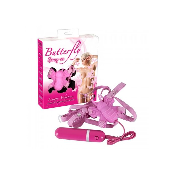 Masturbador Borboleta Butterfly Strap-On Conjunto