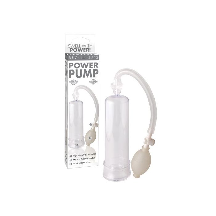 Bomba de Vácuo Beginner's Power Pump Pipedream Transparente Conjunto
