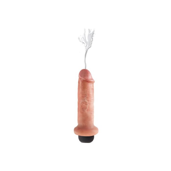 Dildo Realístico C/ Ejaculação King Cock Squirting Cock 6