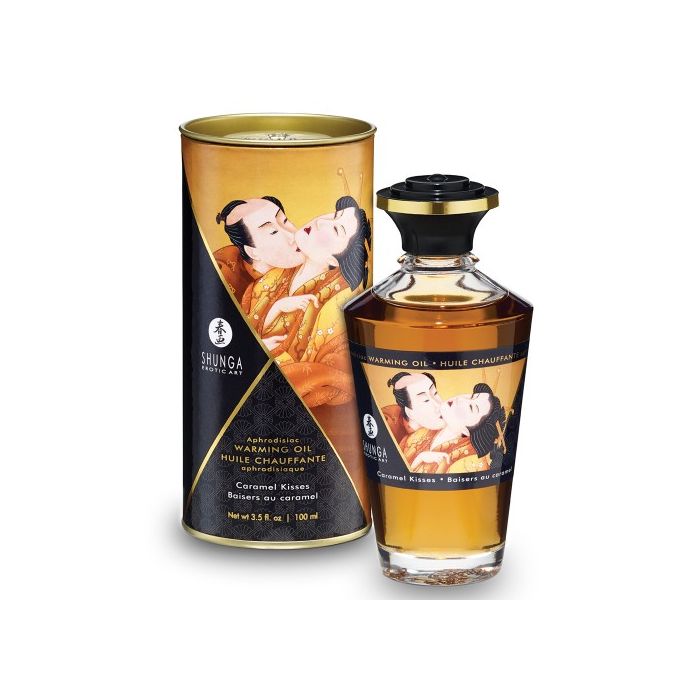 Óleo de Massagem Beijável Shunga Caramelo (100 ml)
