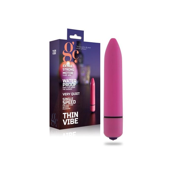 Bala Vibratória Thin Vibe Rosa Conjunto