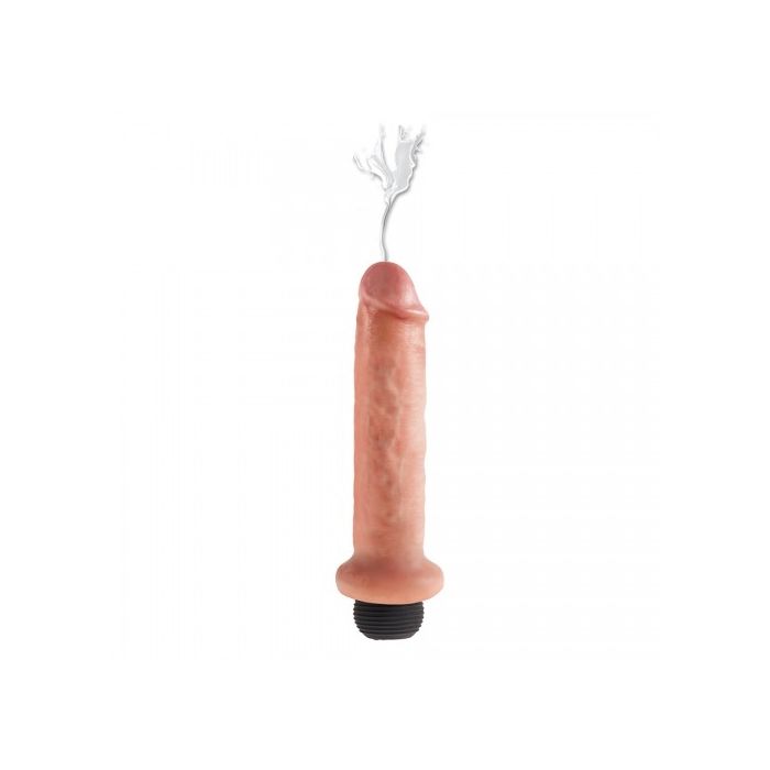Dildo Realístico C/ Ejaculação King Cock Squirting Cock 7