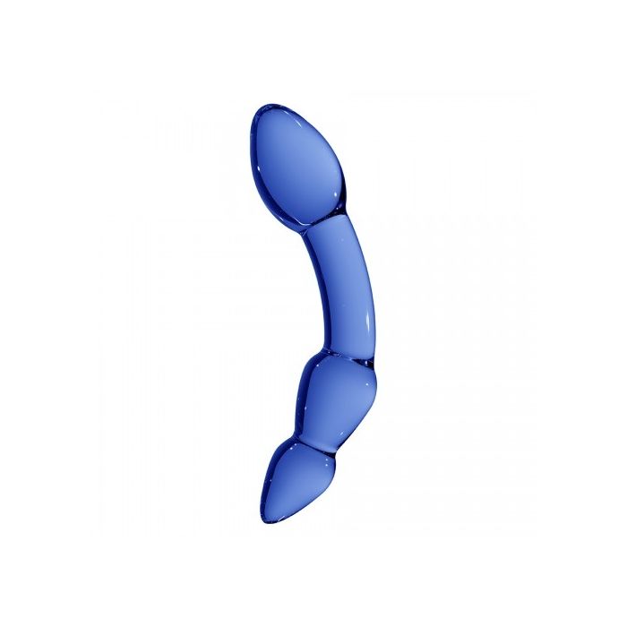 Dildo Vidro Superior Chrystalino Azul