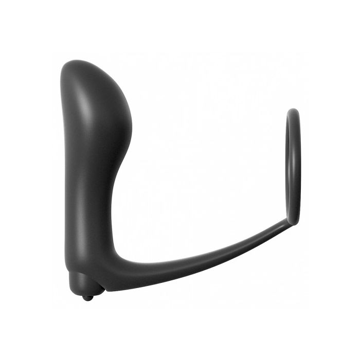 Plug Vibratório C/ Anel Ass Gasm Cockring Vibrating Plug Anal Fantasy