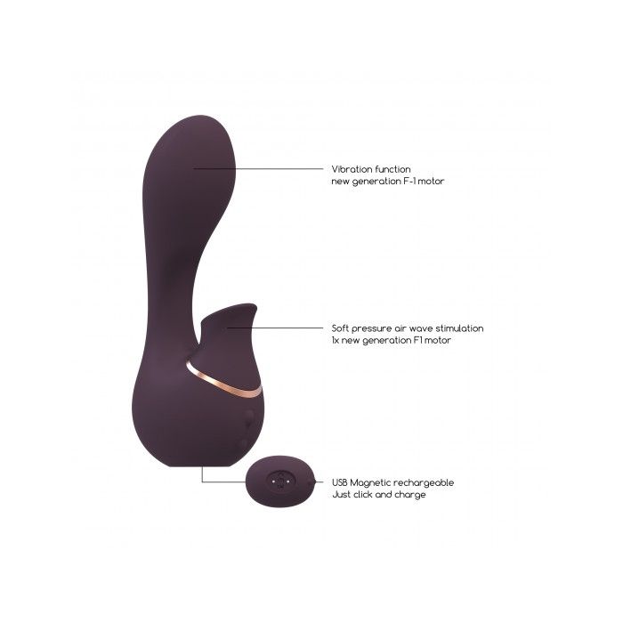 Vibrador Recarregável Mythical Irresistible Roxo 2