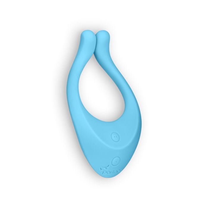 Vibrador Recarregável Partner Multifun 1 C/ Carregador Usb Azul