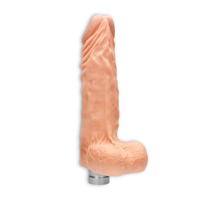 Vibrador Realístico C/ Testículos Real Rock 10