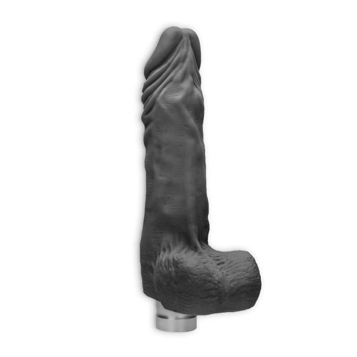 Vibrador Realístico C/ Testículos Real Rock 9