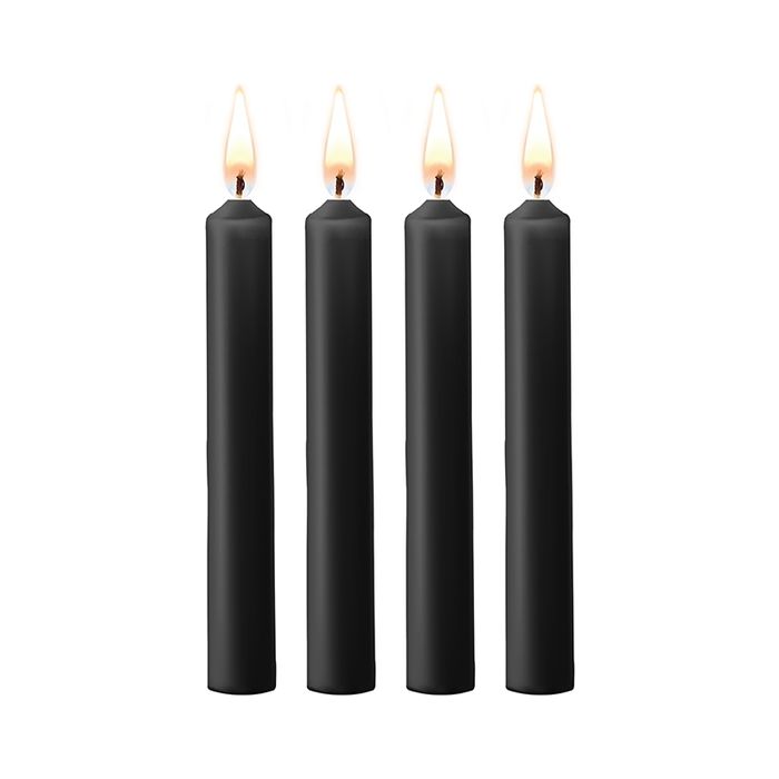 Velas Ouch! Teasing Wax Candles Pretas (4 Un)