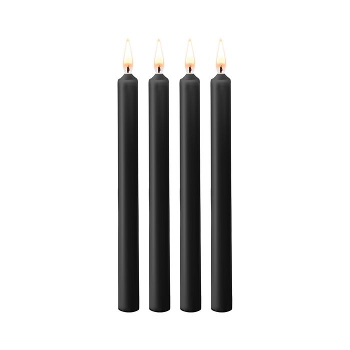 Velas Ouch! Teasing Wax Candles Grandes Pretas (4 Un)
