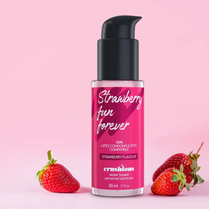 Lubrificante à Base de Água Beijável Morango (50 ml)