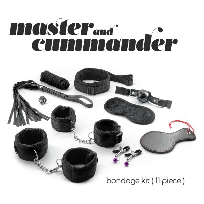 Kit Bondage Master & Commander C/ 11 Peças Crushious