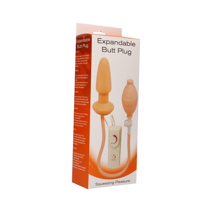 Plug Insuflável Vibratório Unisexo Caixa