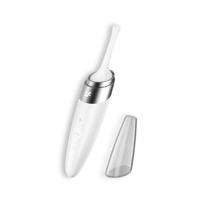 Vibrador Recarregável Satisfyer Twirling Delight Branco