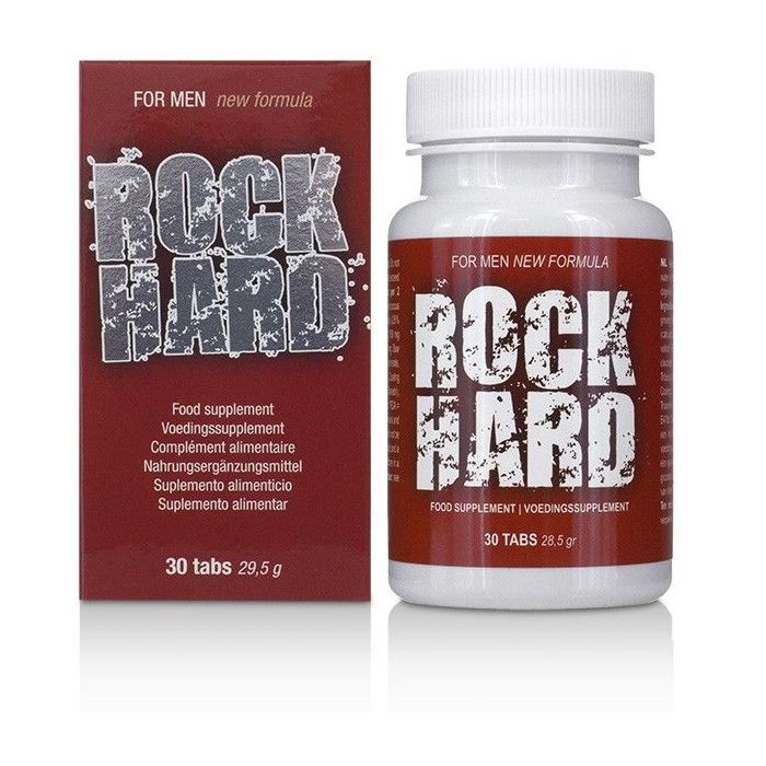 Aumento e Potenciador Ereção Rock Hard (30 Un)