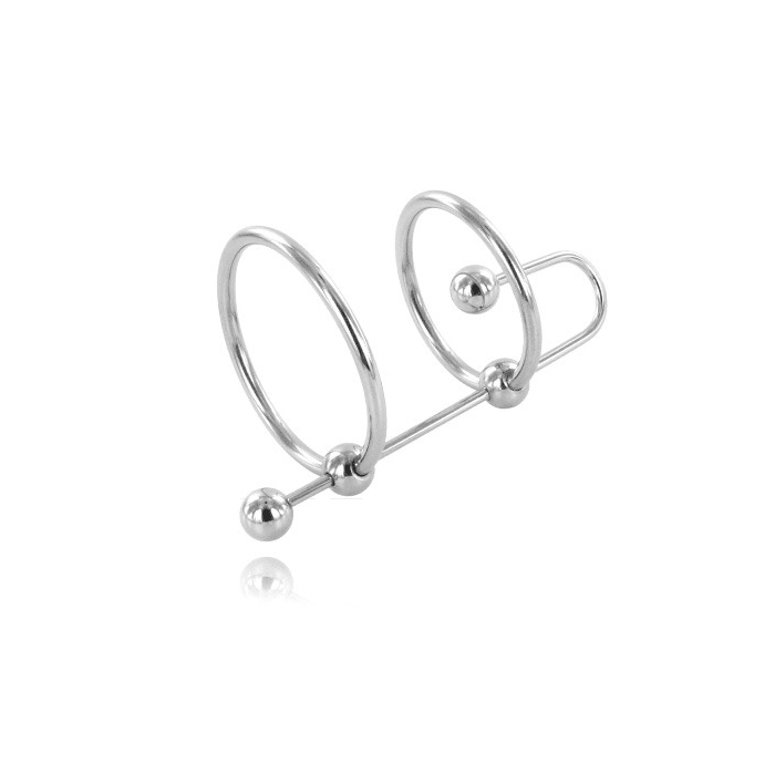 Anel Metal Hard Extreme Cockring Uretra Stopped