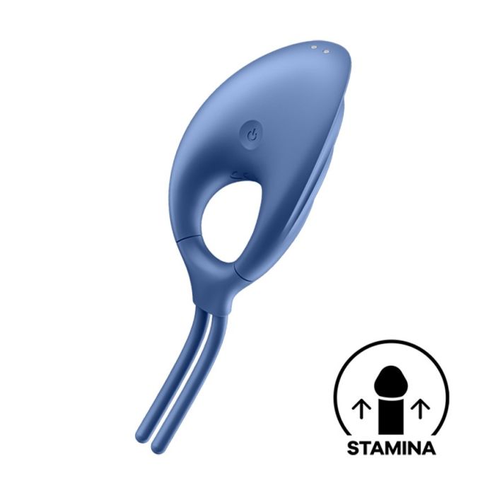 Anel Vibratório Recarregável SwordsMan Satisfyer Azul